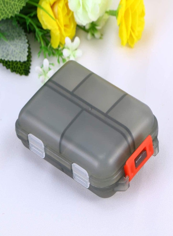 COYRASTH Double Layer Pill Organizer, Portable Mini Travel Medicine Carry Box with 10 Compartments - Seal Storage Container Holder for Outdoor, Camping, Home, and Travel(Multicolor) - Image 5